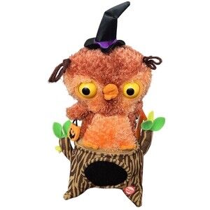 Hallmark Who’s Watching Me Singing Owl Light Sound Moving Motion Decor 2013 New